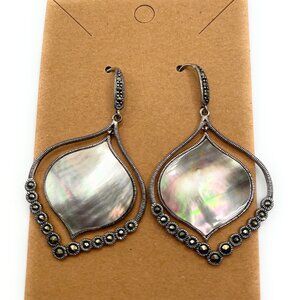 W2990 Silpada Sterling Silver CONTOUR Earrings